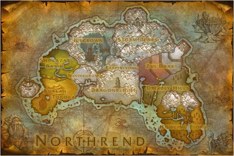 Borean Tundra, Dragonblight, Zul’Drak, done.